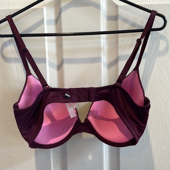 Victoria Secret Bra 34DD Maroon - Picture 2 of 4
